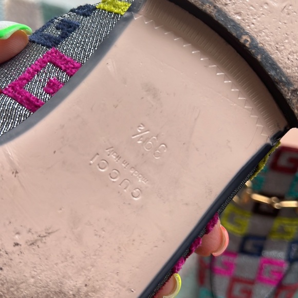 Gucci multicolor mules, practically new - Picture 2 of 6